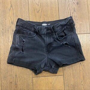 Dark OLD NAVY Midrise Boyfriend Shorts, Great Condition! Womens Size 4